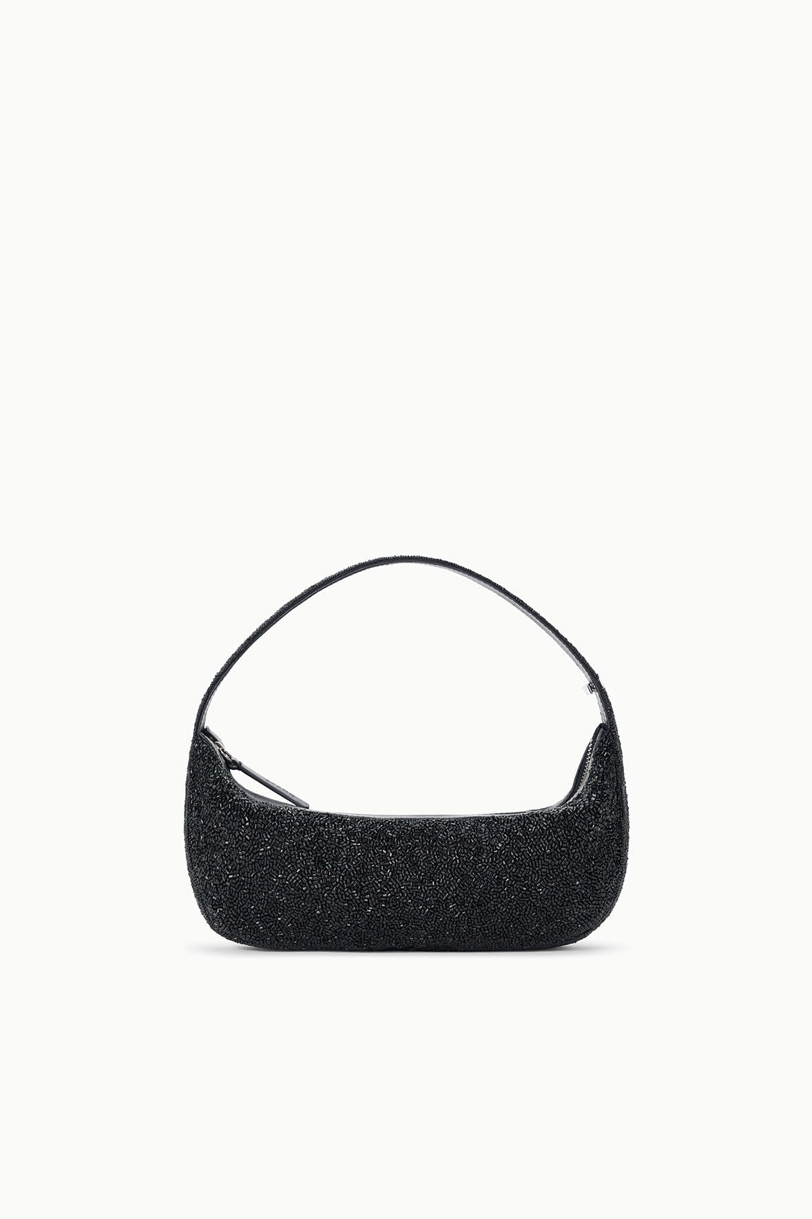 DEMY BEADED SHOULDER BAG | BLACK - Image 3