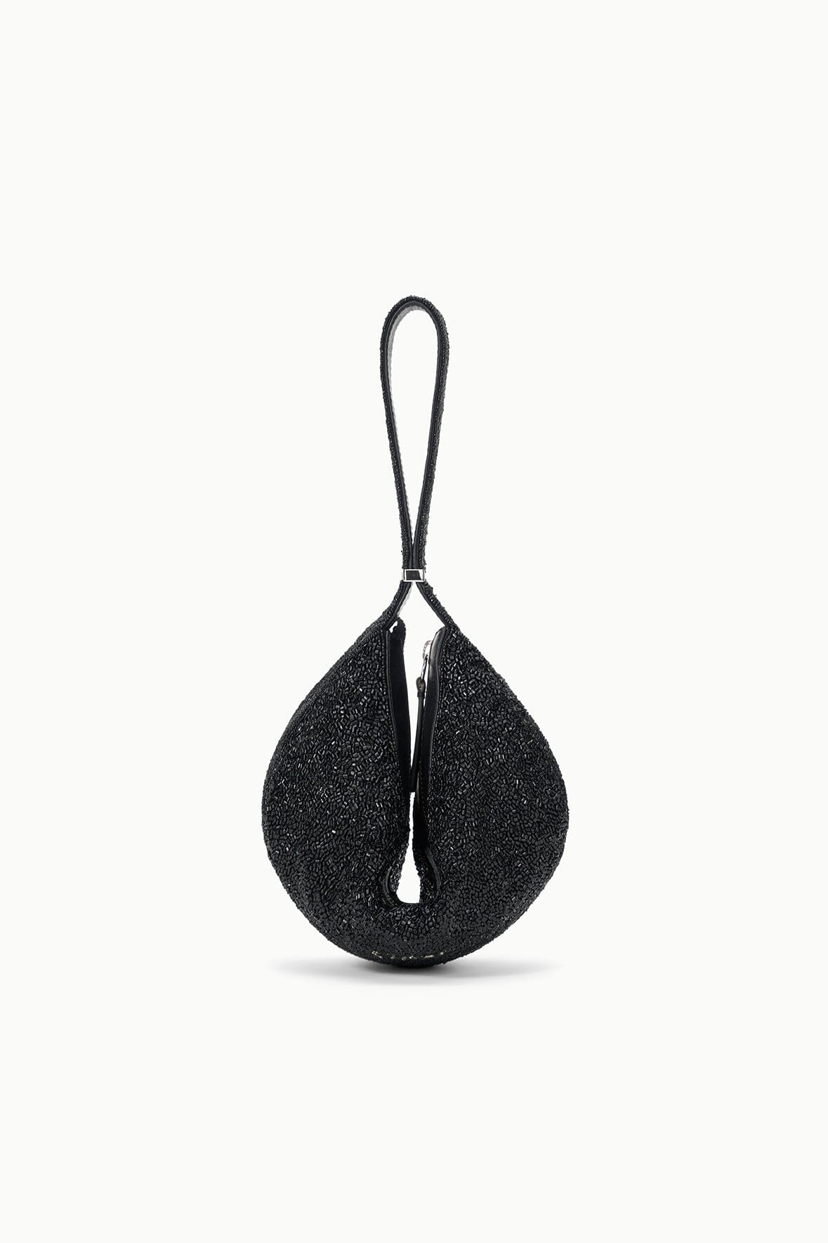 DEMY BEADED SHOULDER BAG | BLACK - Image 4