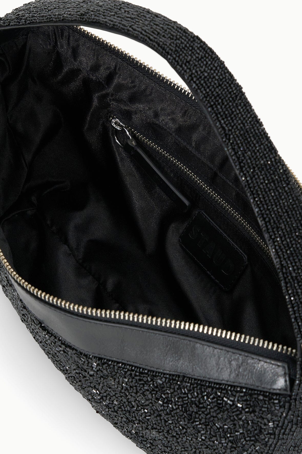 DEMY BEADED SHOULDER BAG | BLACK - Image 7