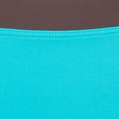 DEVON HIGH RISE BIKINI BOTTOM | TEAL DARK CHOCOLATE - Image 6