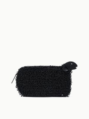DOLLY BEADED CLUTCH | BLACK