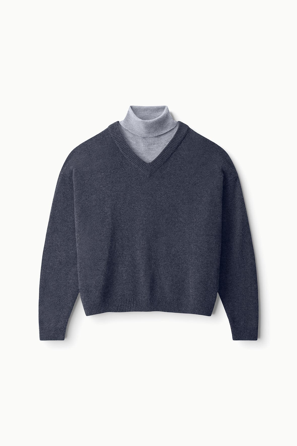 DORIS CASHMERE SWEATER | CHARCOAL - Image 5