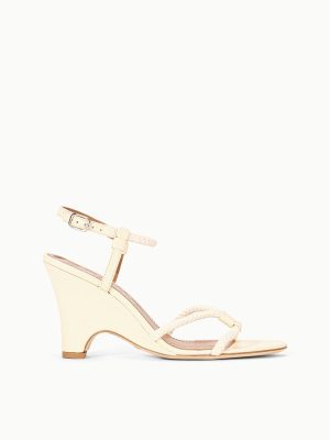 EDEN WEDGE SANDAL | CREAM