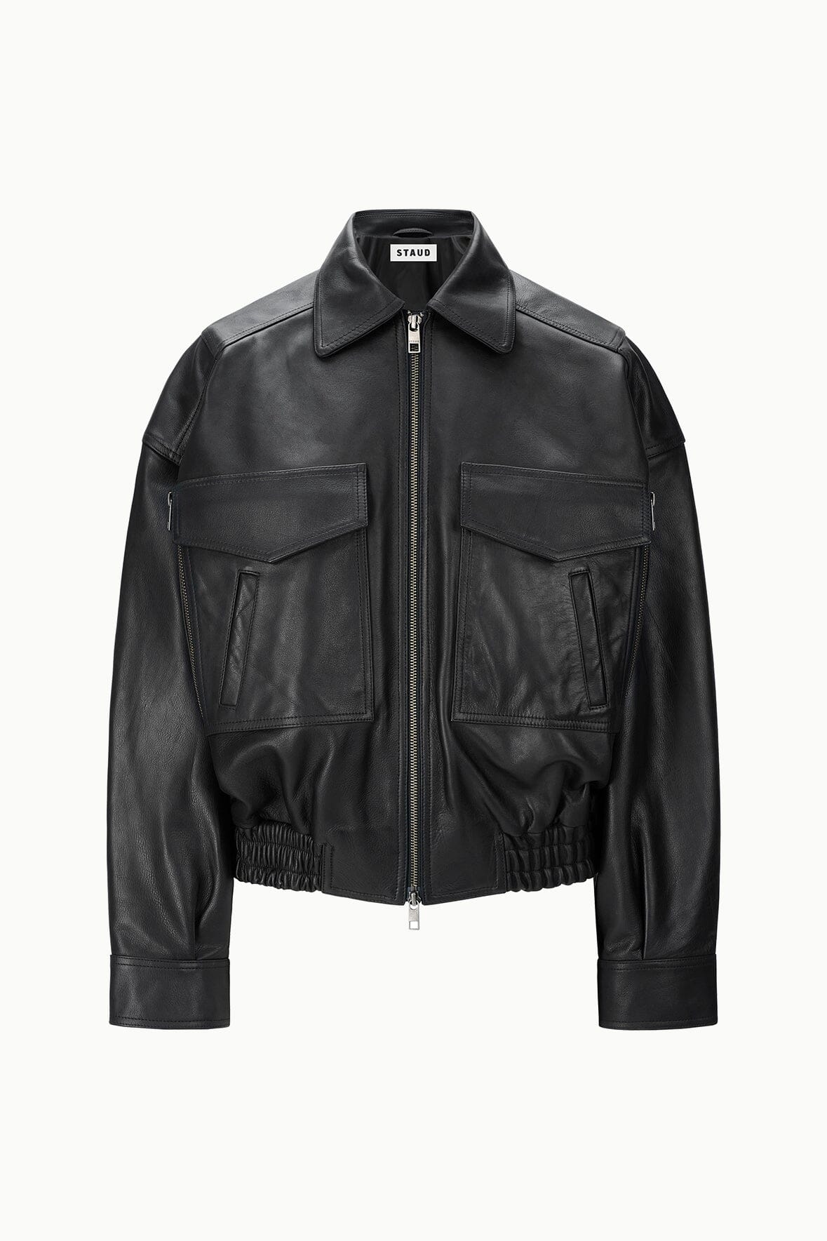 EUGENE LEATHER JACKET | BLACK - Image 5
