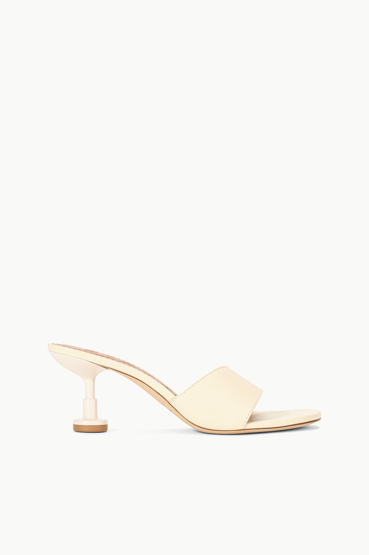 GARDENER KITTEN HEEL | CREAM