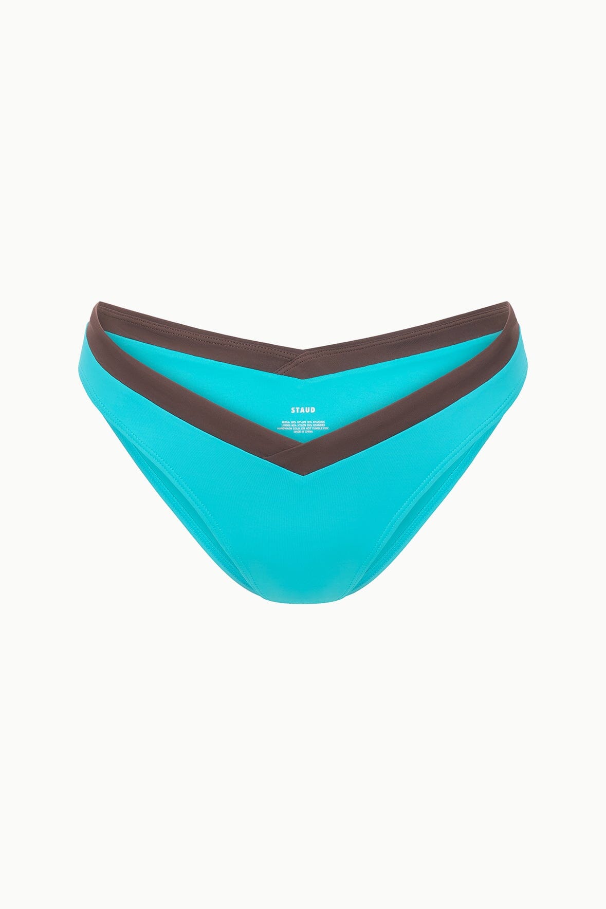 GWEN BIKINI BOTTOM | TEAL DARK CHOCOLATE - Image 6