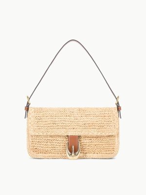 HARLOW RAFFIA BAG | NATURAL TAN