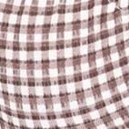 JUPITER BIKINI TOP | DARK CHOCOLATE MICRO CHECK - Image 7