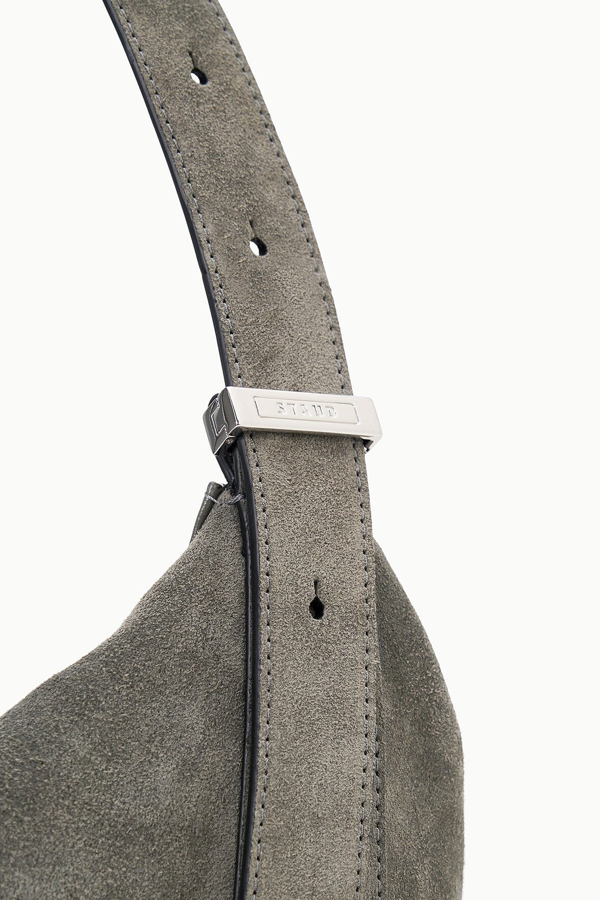 LARGE DEMY SHOULDER BAG | STORM SUEDE - Image 5