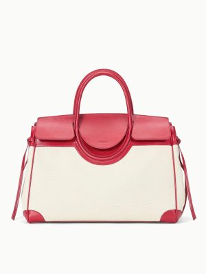 LARGE MAUDE CARRYALL | NATURAL ROUGE