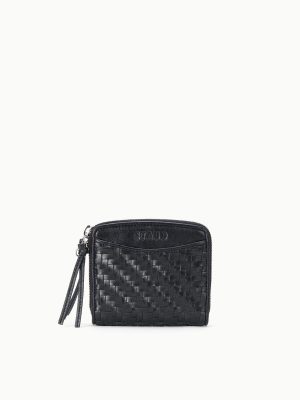 MAE HAND-WOVEN WALLET | BLACK WOVEN