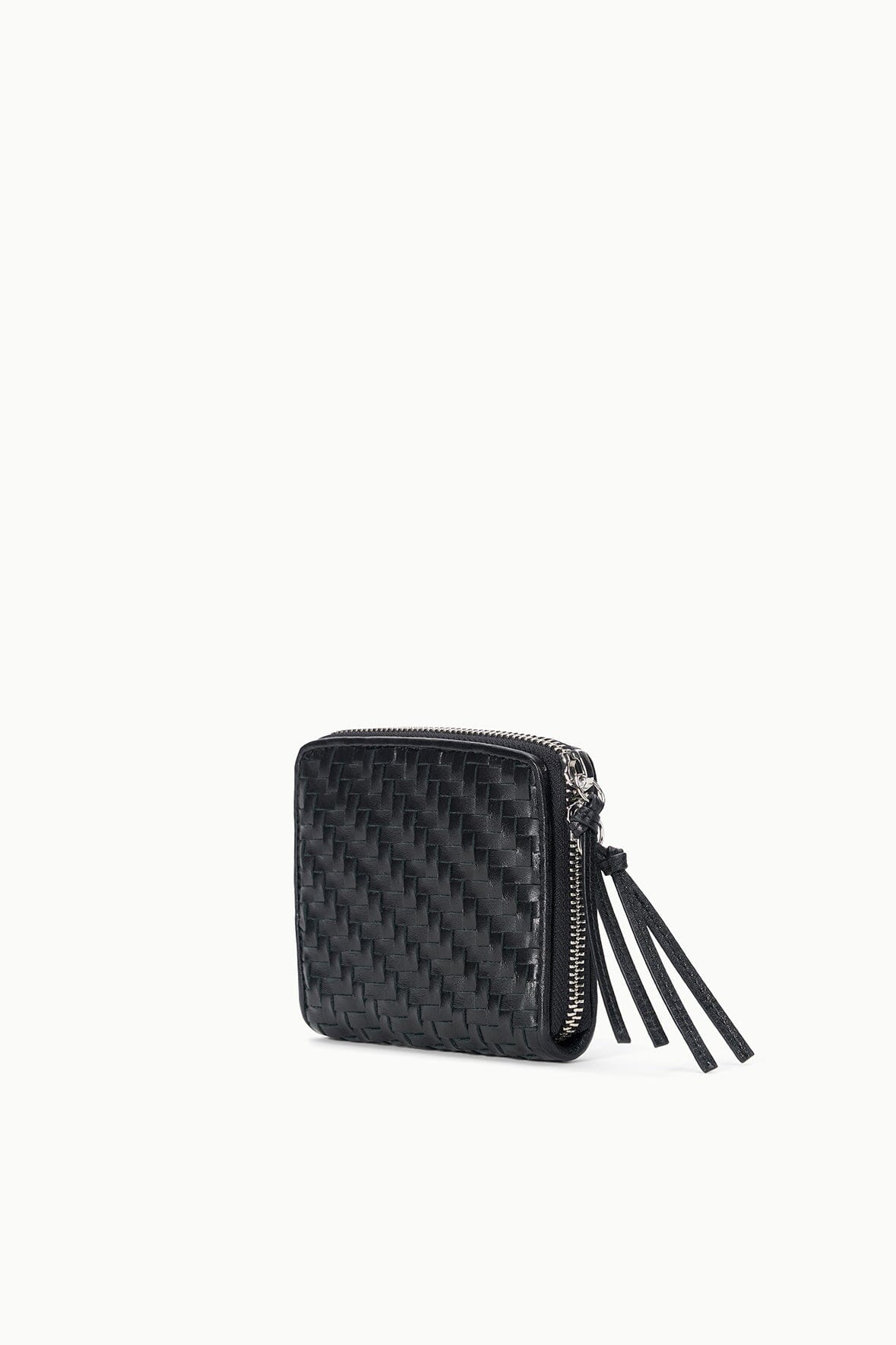 MAE HAND-WOVEN WALLET | BLACK WOVEN - Image 2