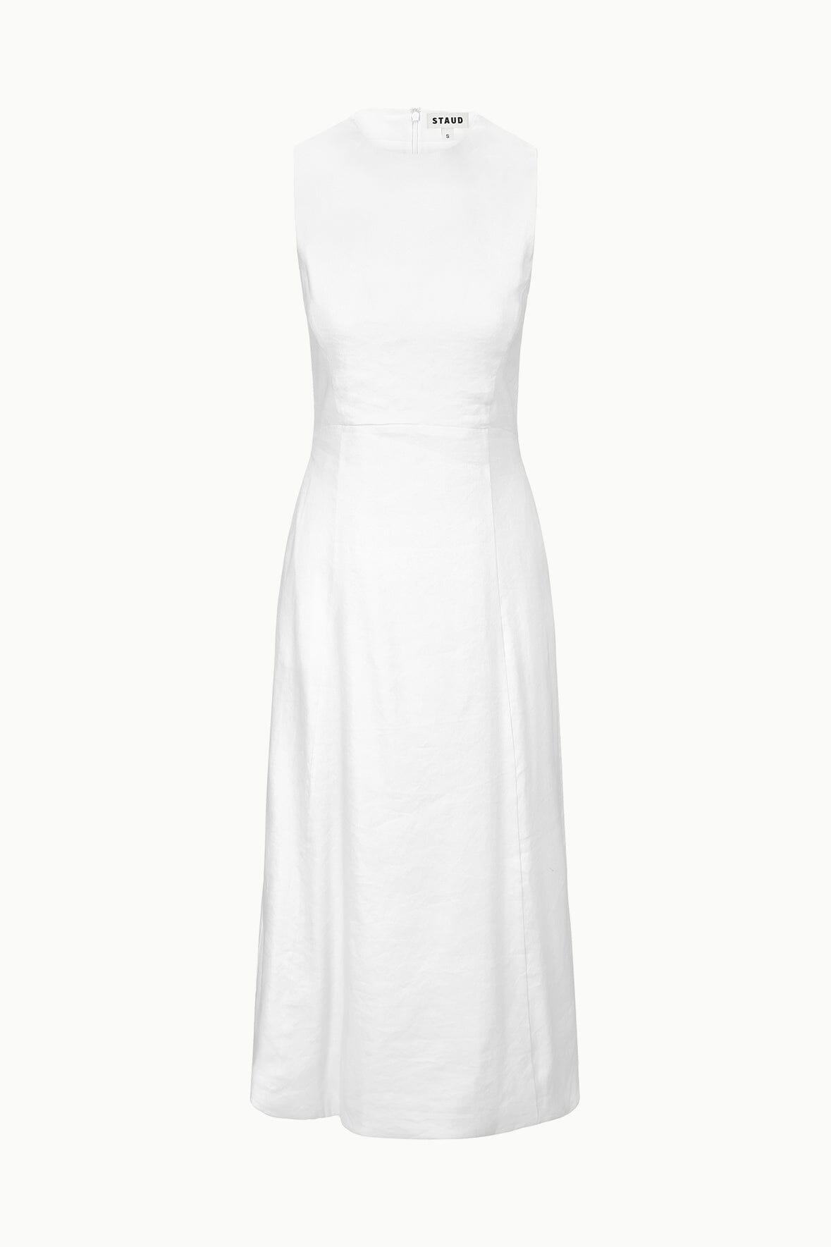 MARTINE LINEN DRESS | WHITE - Image 5