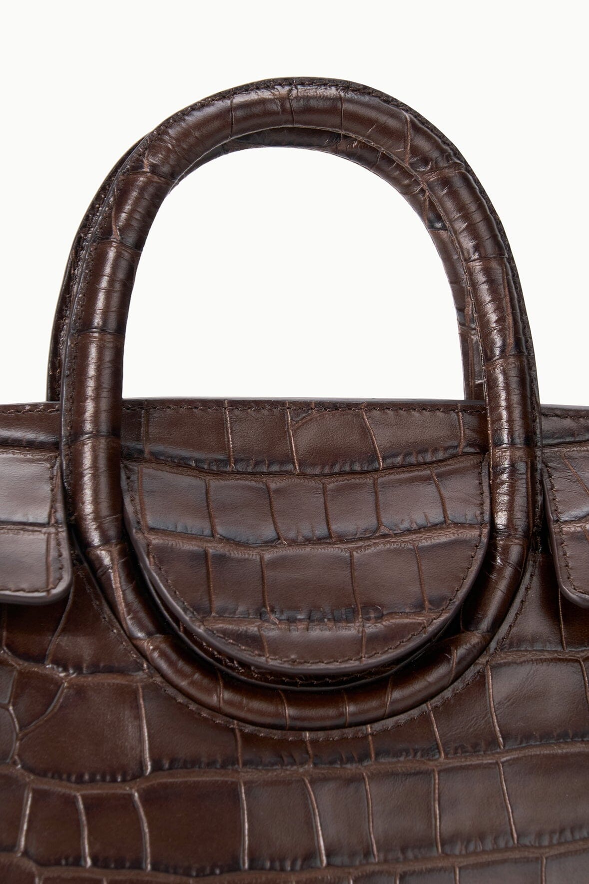 MAUDE MINI CARRYALL | ESPRESSO CROCO - Image 4