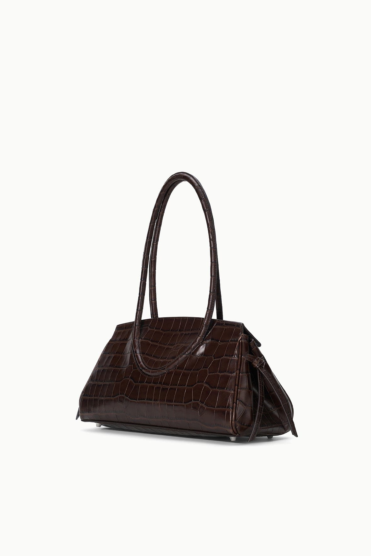 MAUDE SHOULDER BAG | ESPRESSO CROCO - Image 3