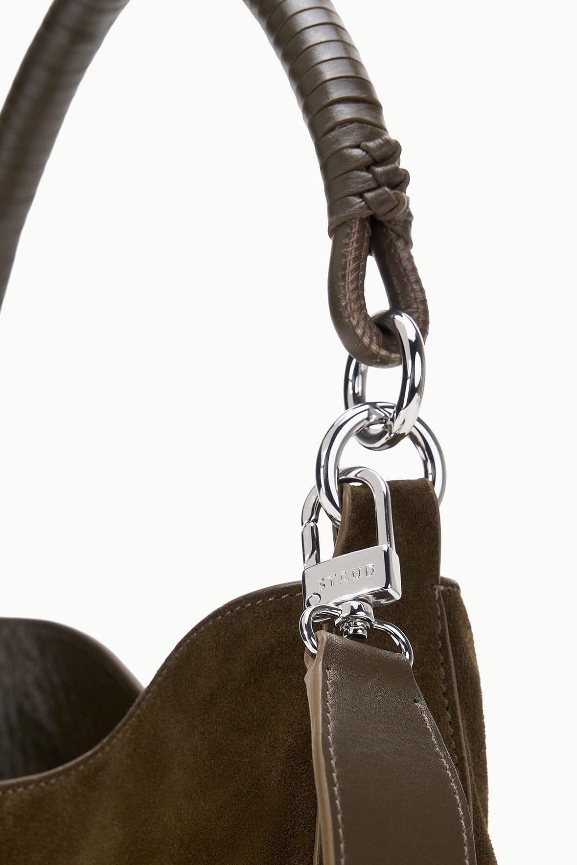 MEL SHOULDER BAG | TRUFFLE SUEDE - Image 5