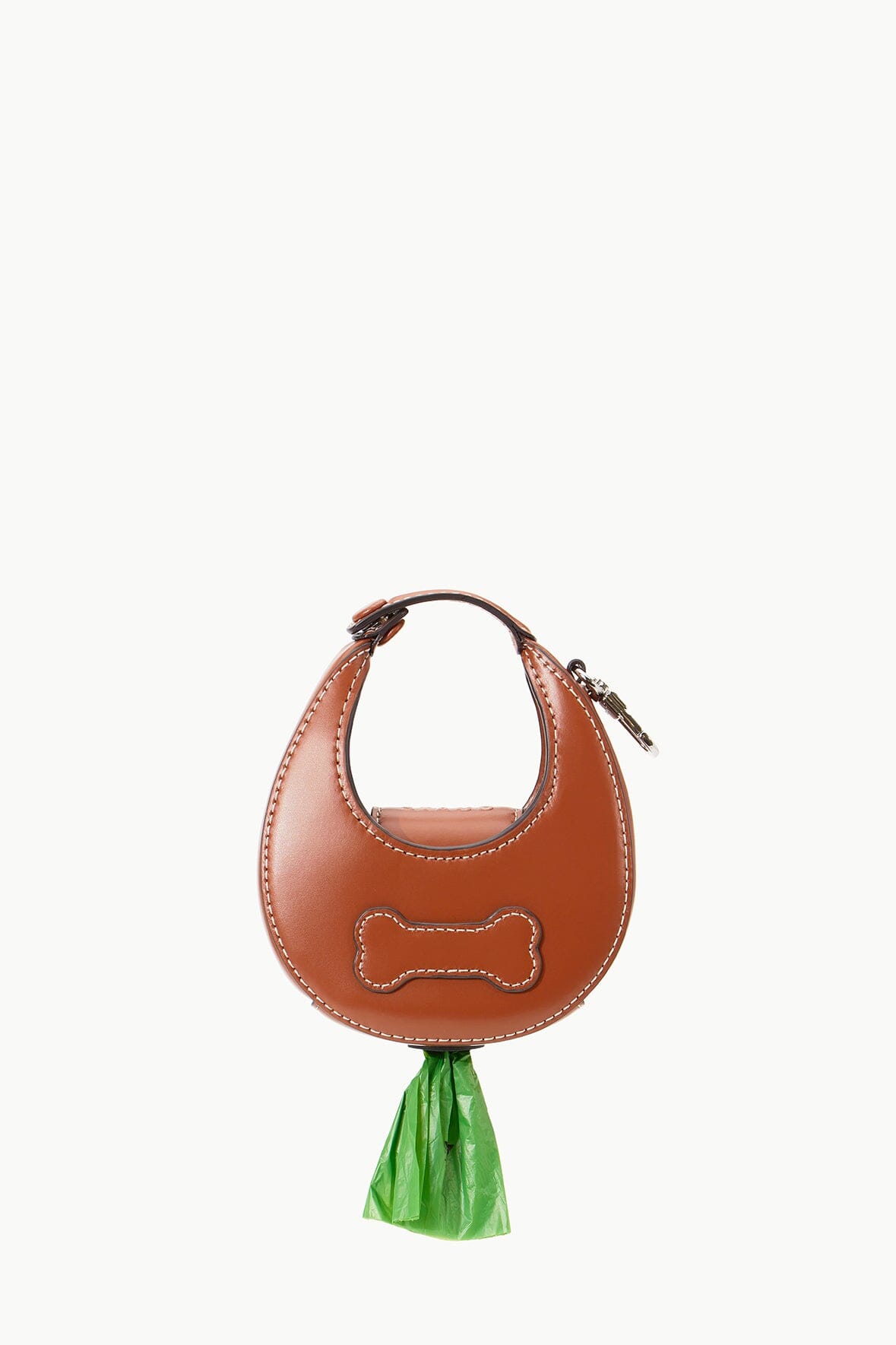 MICRO MOON POOP BAG CARRIER | TAN - Image 2