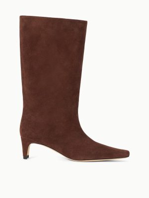 MIDCALF WALLY BOOT | MAHOGANY SUEDE