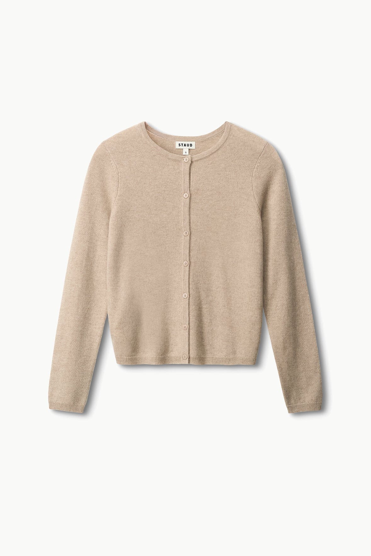 MIDNIGHT CASHMERE CARDIGAN | STONE - Image 5
