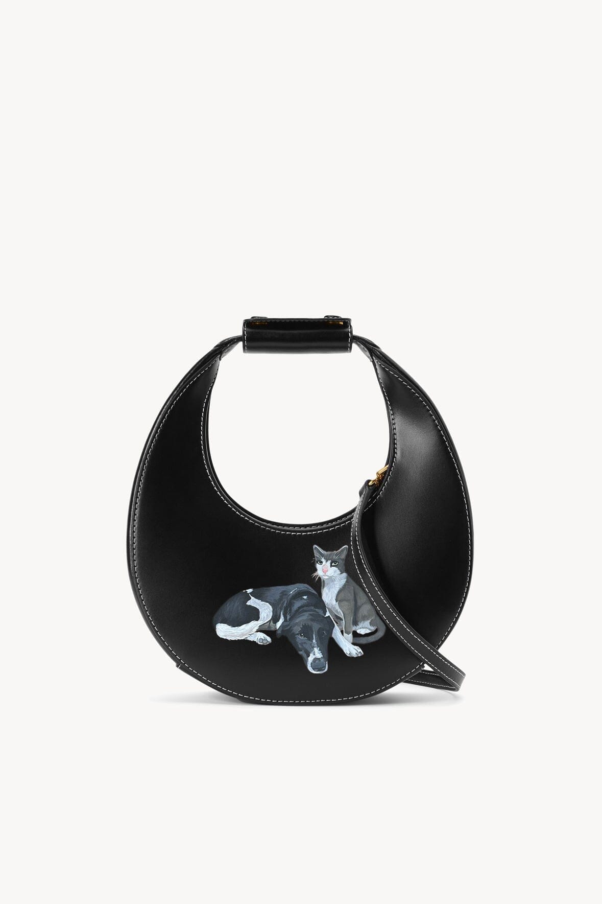 CUSTOM MINI MOON BAG | BLACK - Image 2