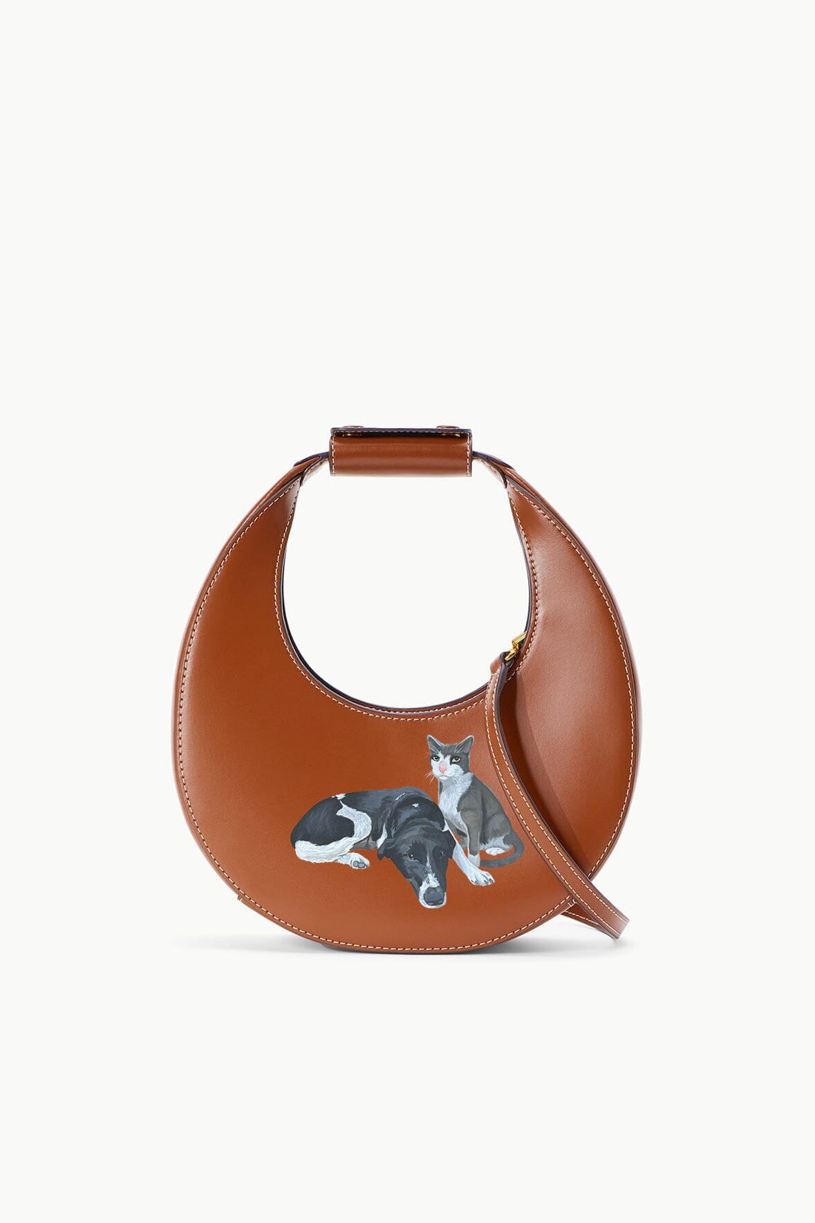 CUSTOM MINI MOON BAG | TAN - Image 2