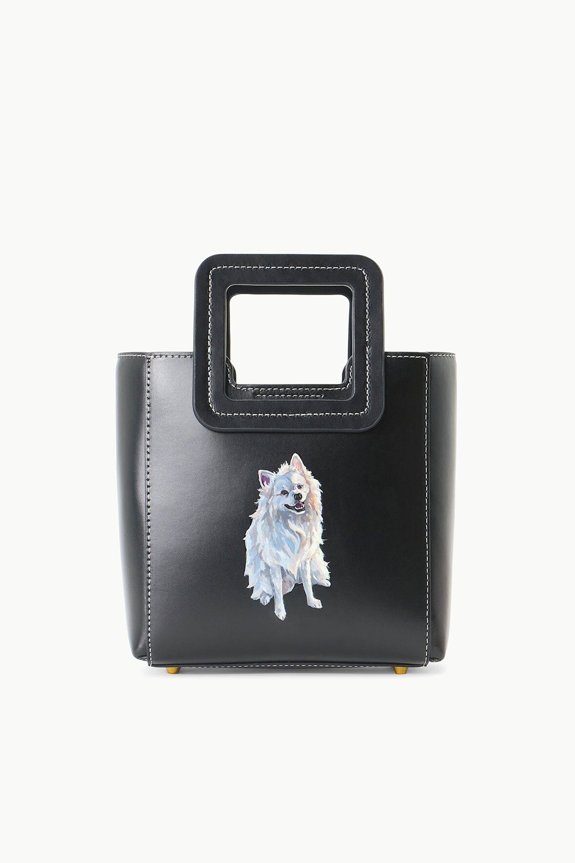 CUSTOM MINI SHIRLEY LEATHER BAG | BLACK - Image 3