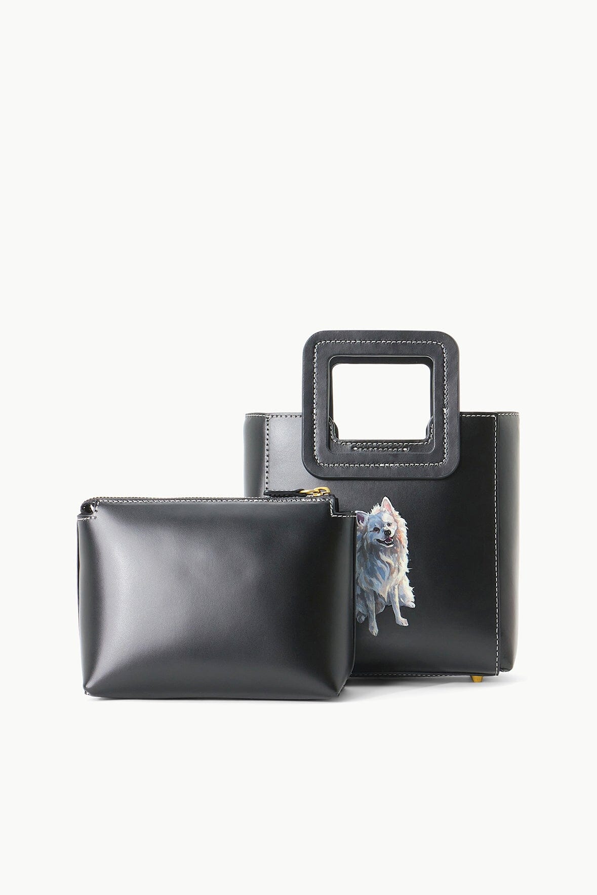 CUSTOM MINI SHIRLEY LEATHER BAG | BLACK - Image 4