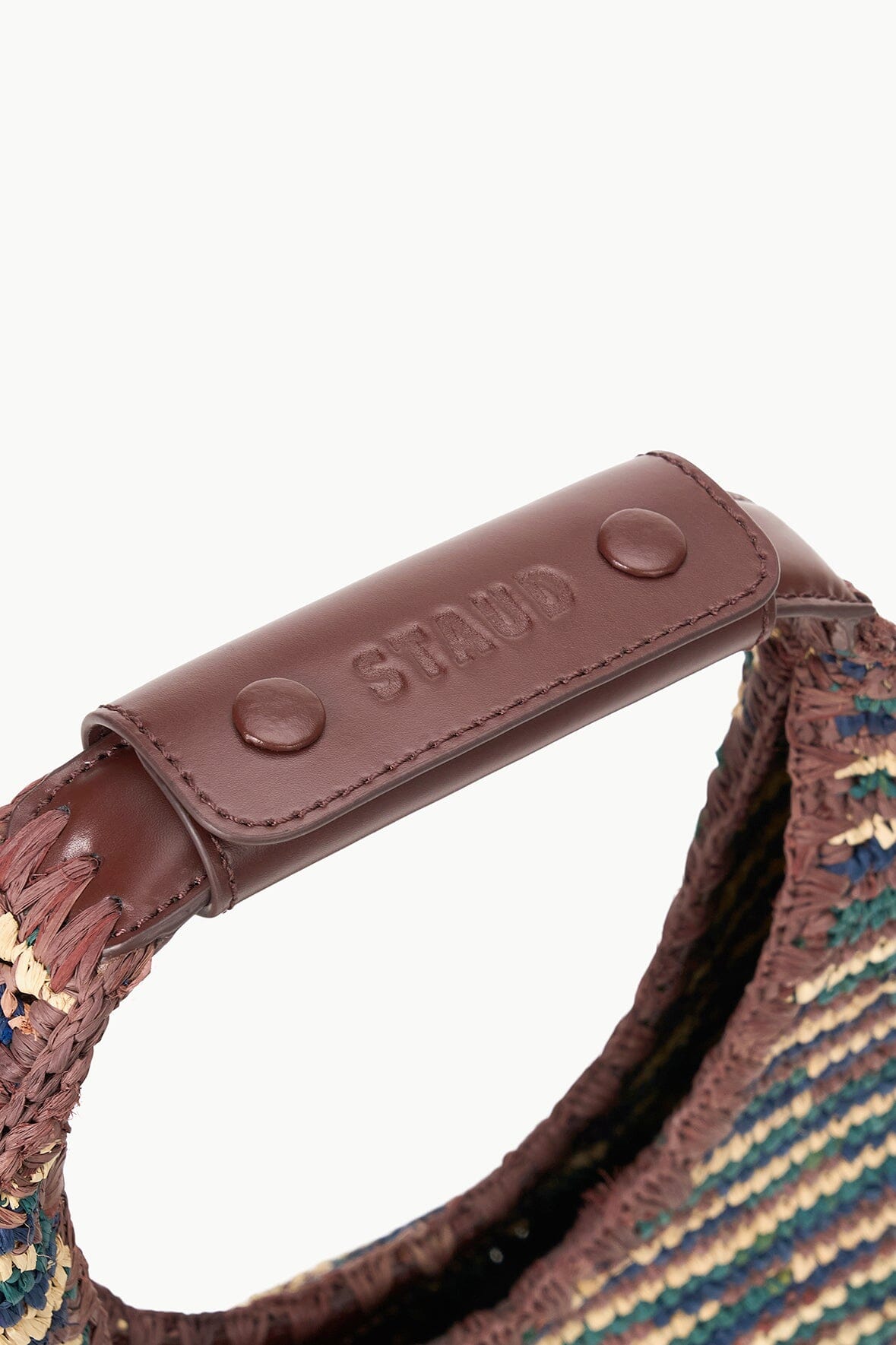 MOON RAFFIA TOTE BAG | MIXED RAFFIA - Image 3