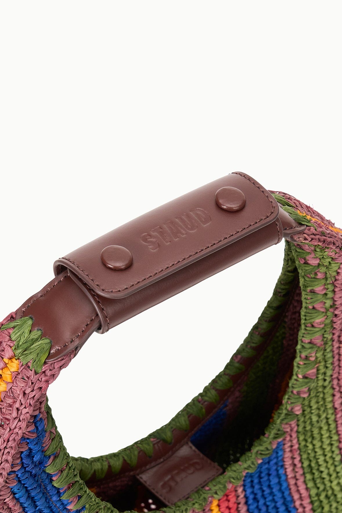 MOON RAFFIA BAG | JUNGLE STRIPE RAFFIA - Image 5