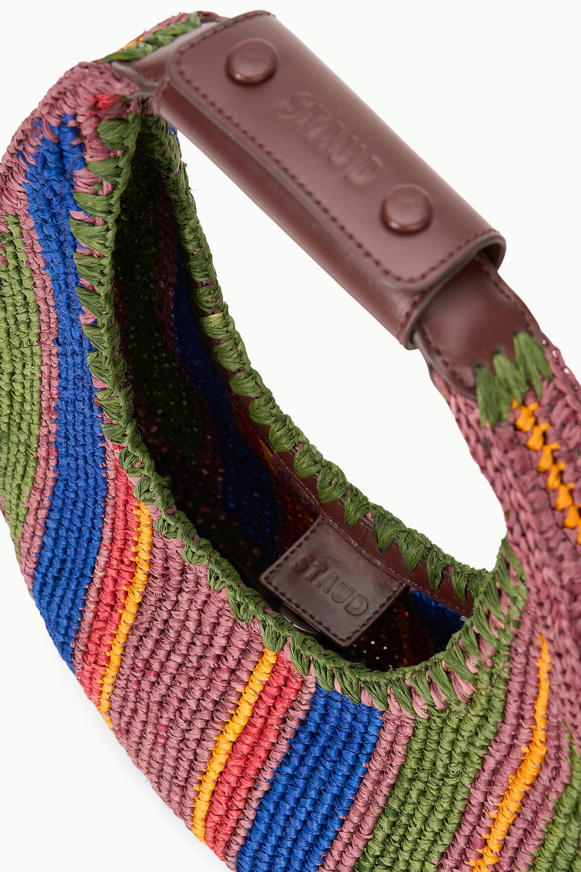 MOON RAFFIA BAG | JUNGLE STRIPE RAFFIA - Image 7