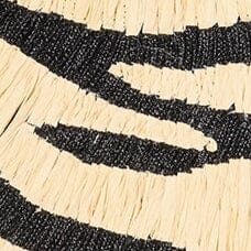 MOON RAFFIA BAG | ZEBRA RAFFIA - Image 6