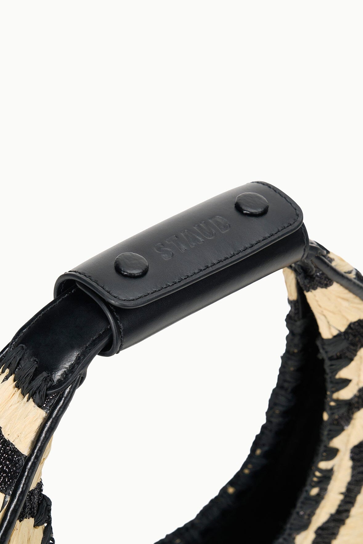MOON RAFFIA BAG | ZEBRA RAFFIA - Image 4