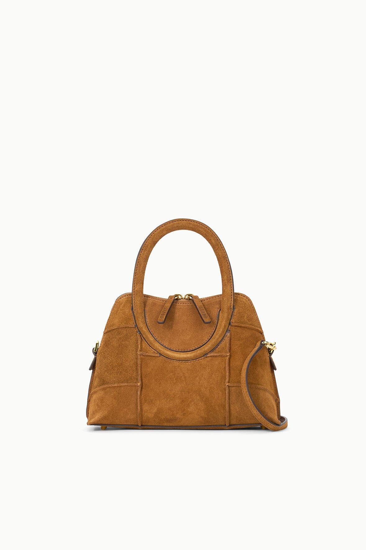NAOMI MINI SATCHEL | TAN SUEDE