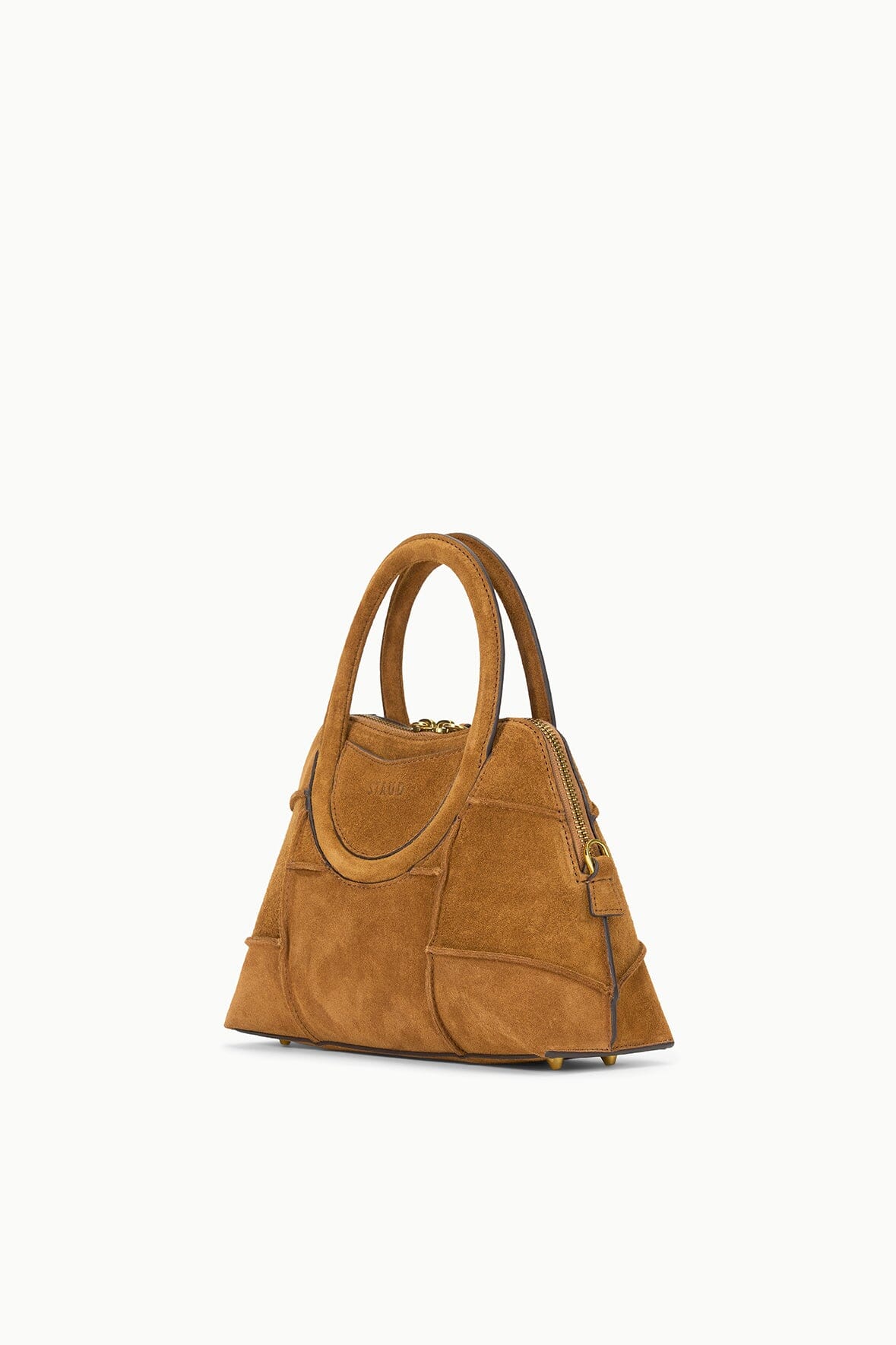 NAOMI MINI SATCHEL | TAN SUEDE - Image 5