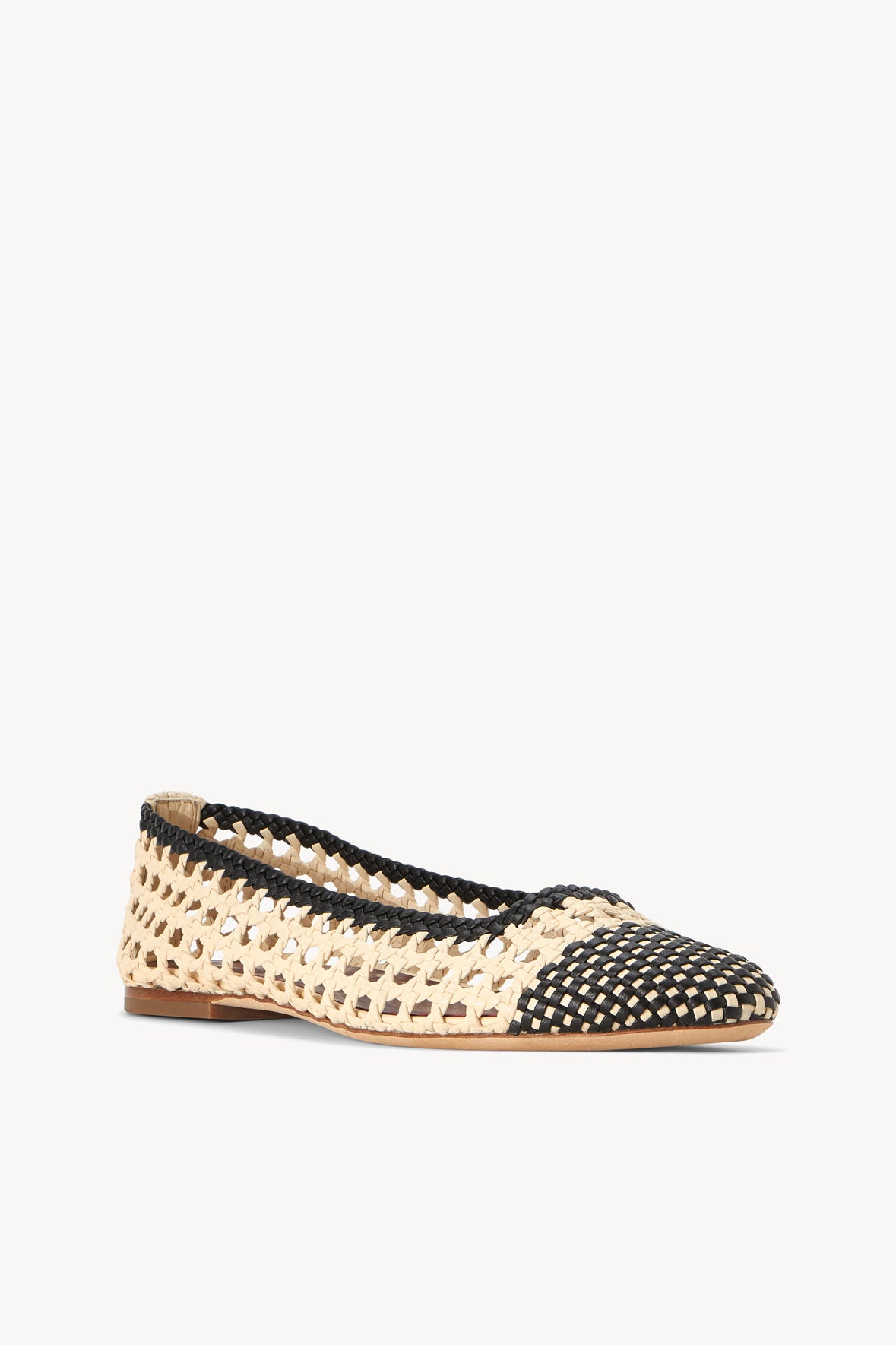 NELL CROCHET BALLERINA | CREAM BLACK - Image 3