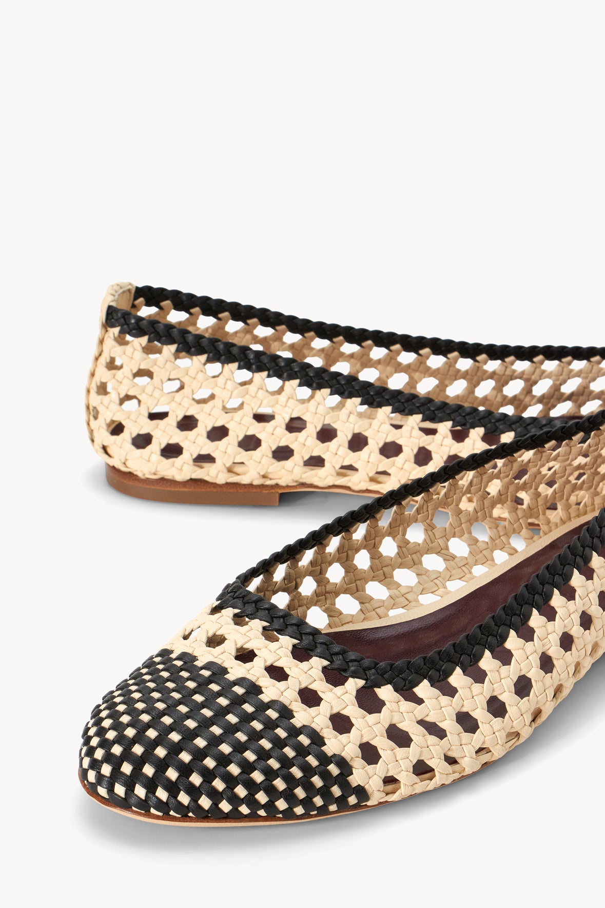 NELL CROCHET BALLERINA | CREAM BLACK - Image 5