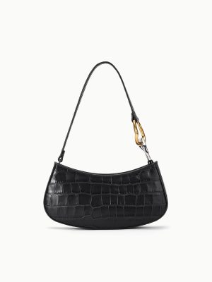 OLLIE BAG | BLACK CROCO