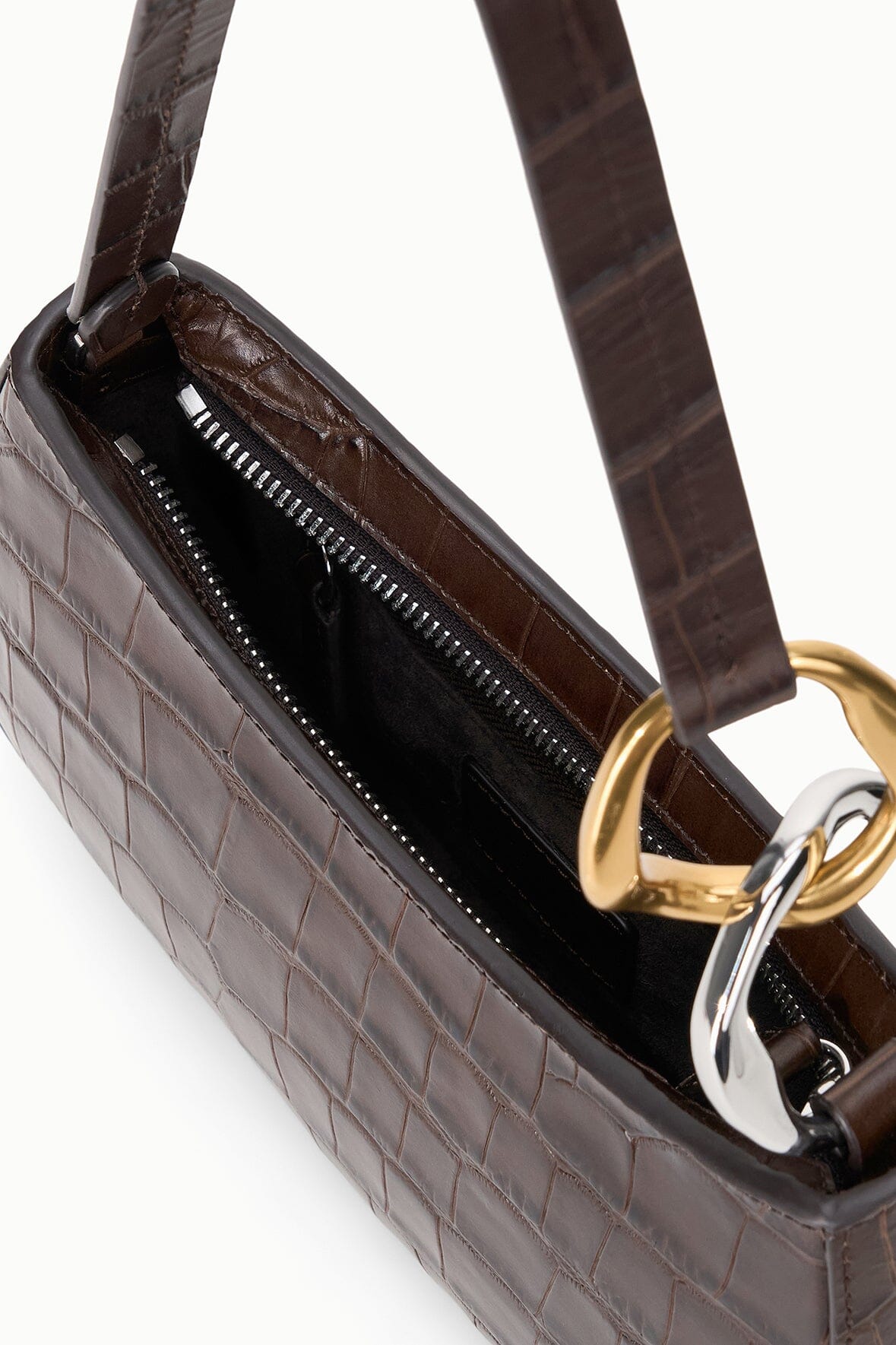 OLLIE BAG | ESPRESSO CROCO - Image 6