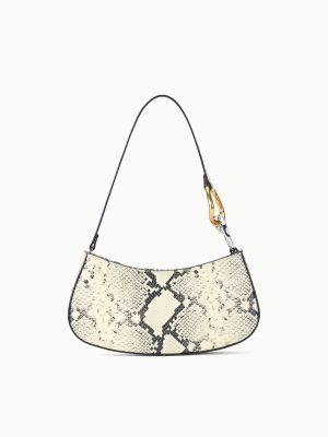 OLLIE BAG | WHITE SNAKE