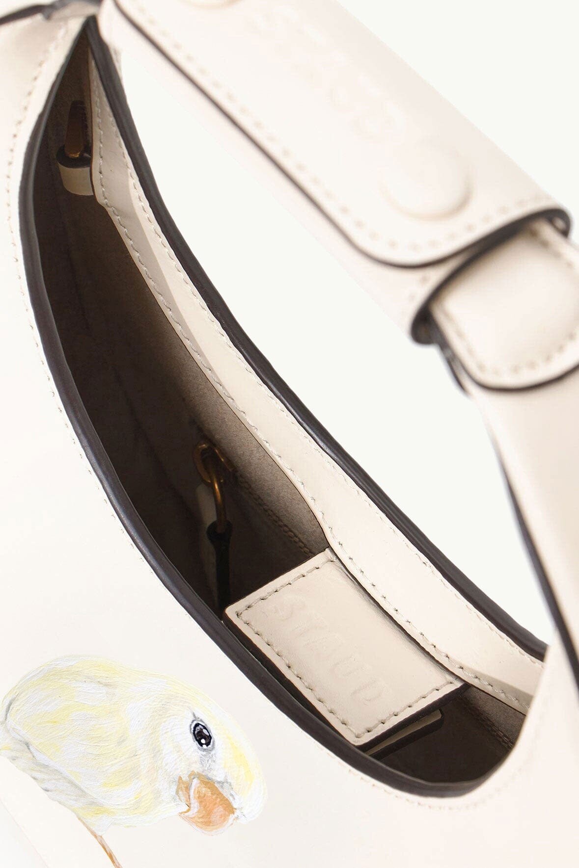 CUSTOM MINI MOON BAG | CREAM - Image 4