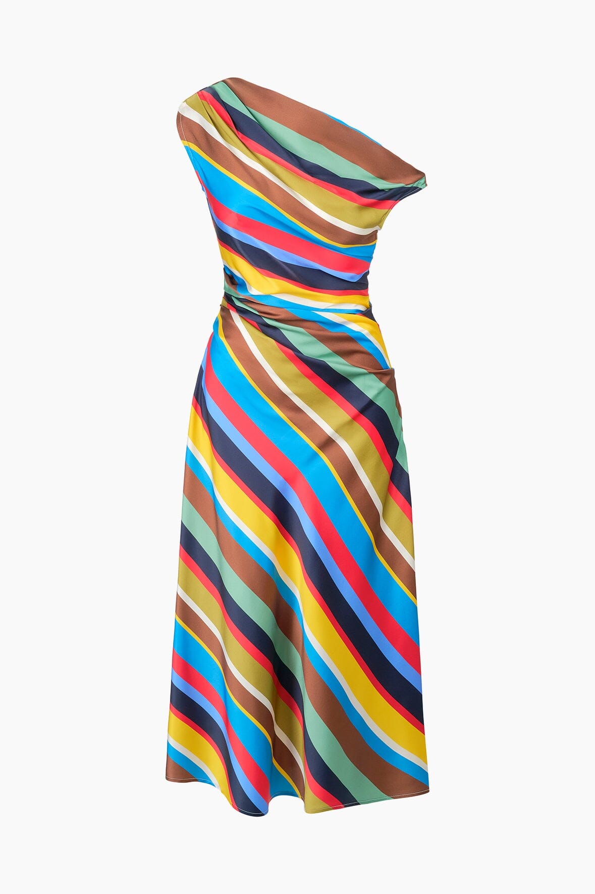 PHARE SILK DRESS | MARKET STRIPE - Image 6