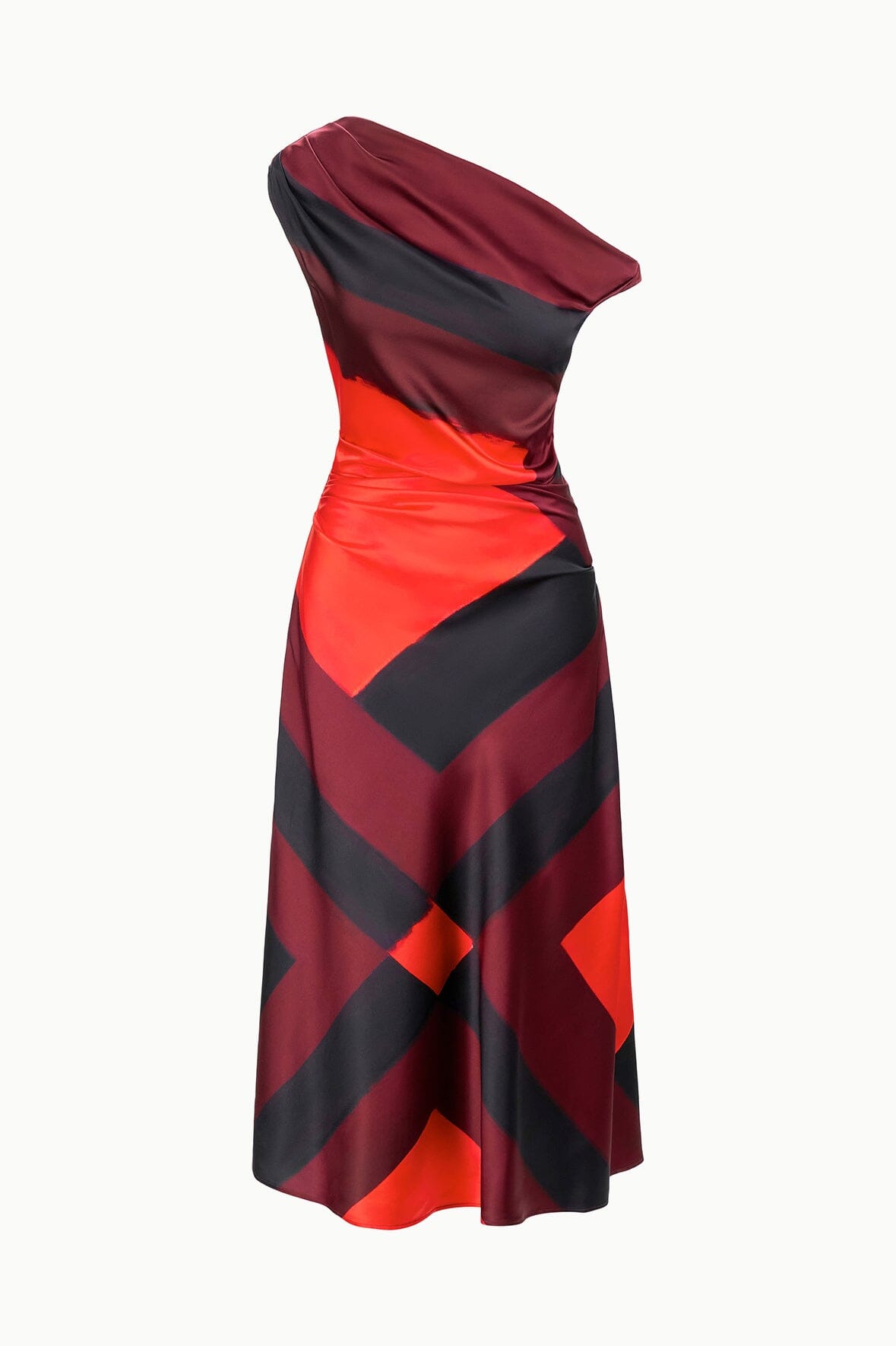 PHARE SILK DRESS | RUBY PRISM - Image 6
