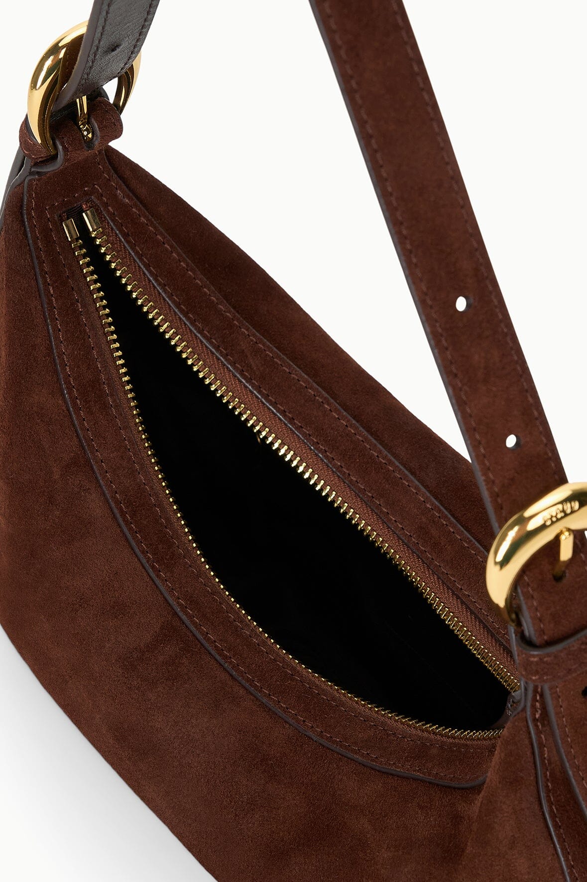 PINE SHOULDER BAG | MAHOGANY SUEDE - Image 7