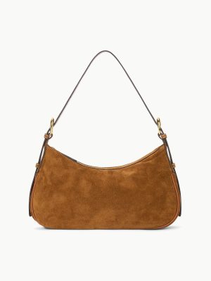 PINE SHOULDER BAG | TAN SUEDE