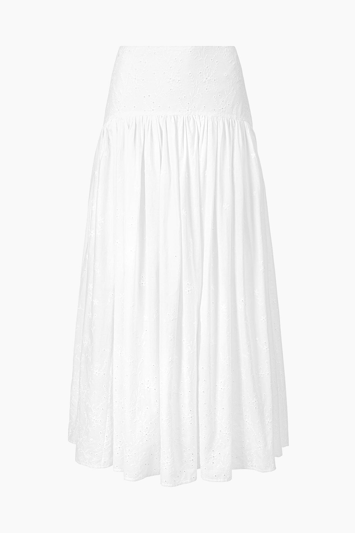 PROCIDA SKIRT | WHITE EYELET - Image 7