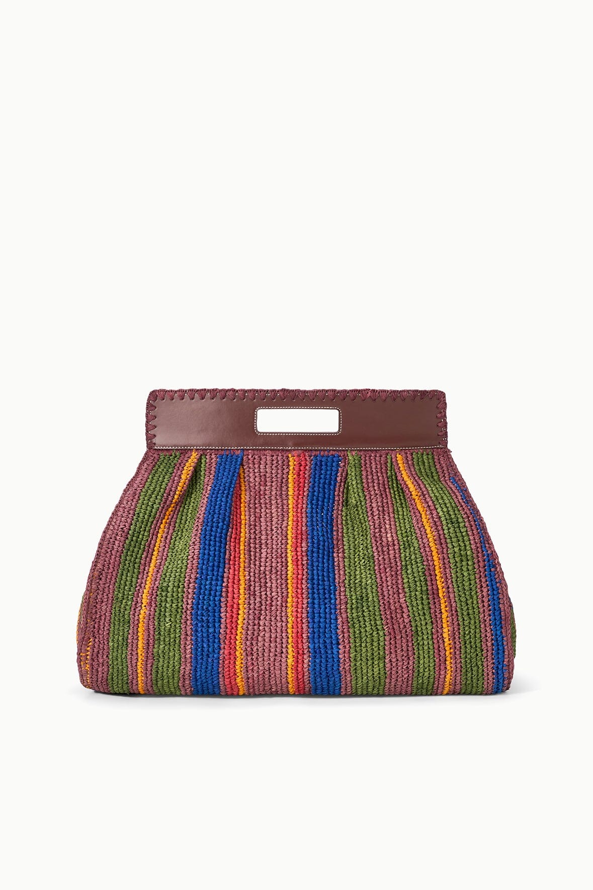 RUE TOTE BAG | JUNGLE STRIPE RAFFIA - Image 7