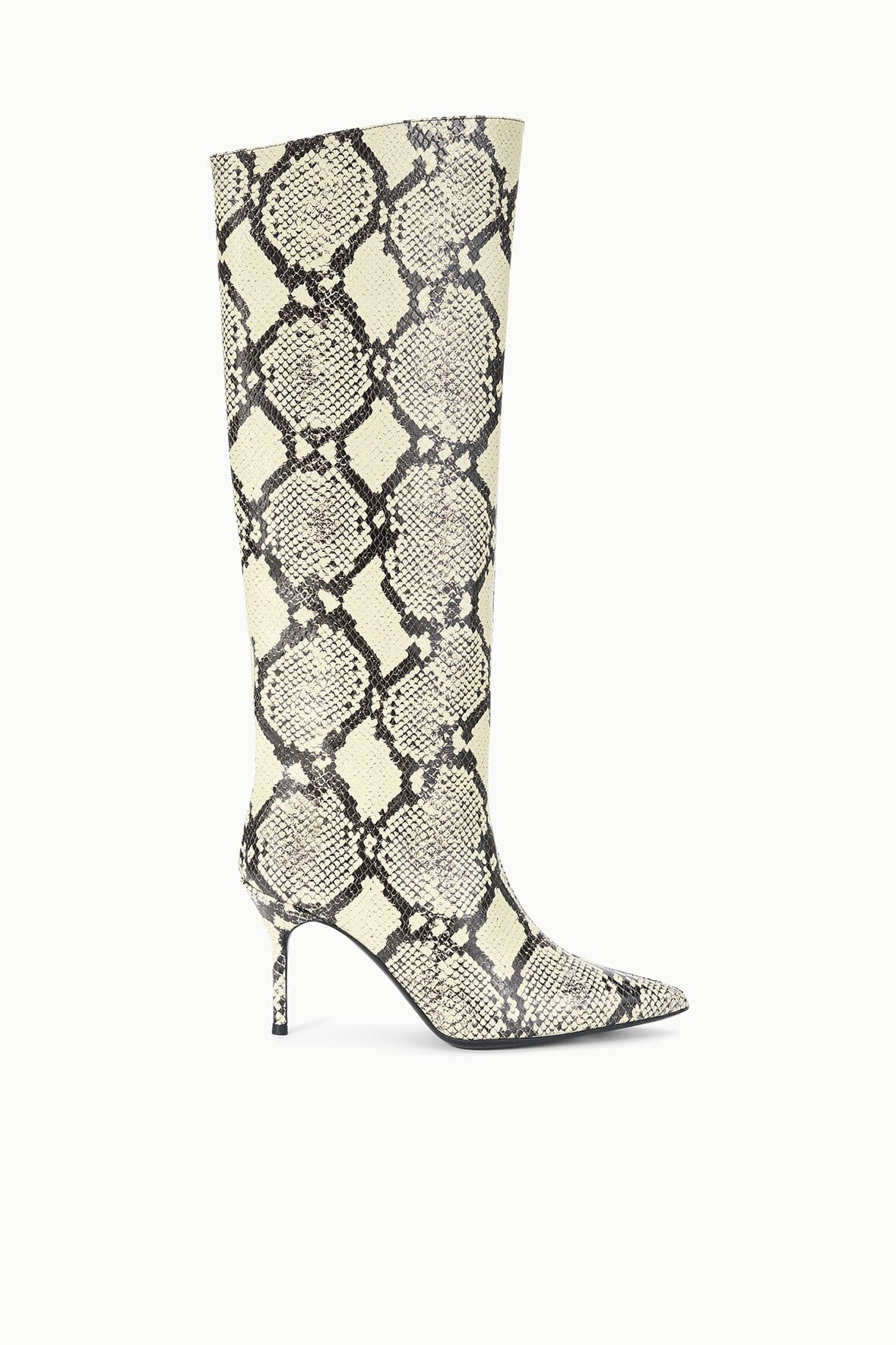 SEBASTIAN HIGH HEEL BOOT | WHITE SNAKE - Image 2