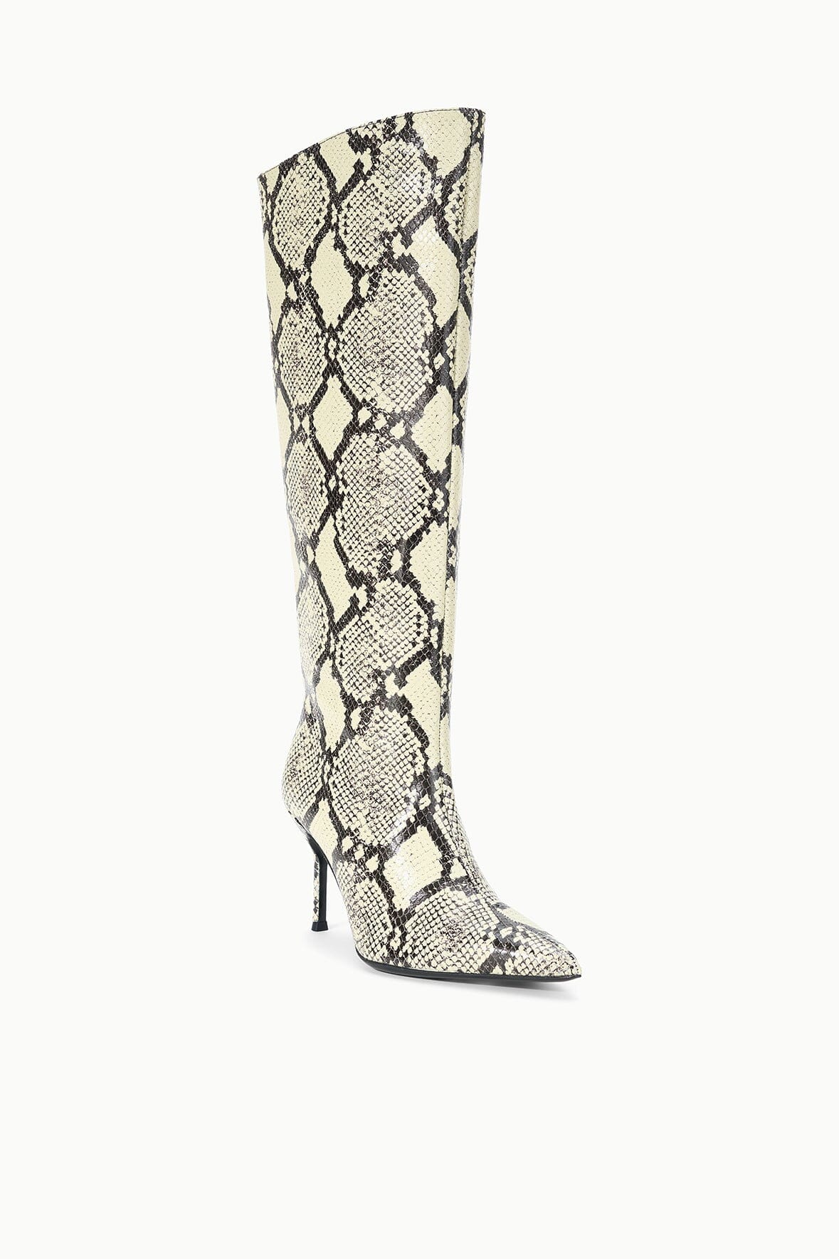 SEBASTIAN HIGH HEEL BOOT | WHITE SNAKE - Image 3