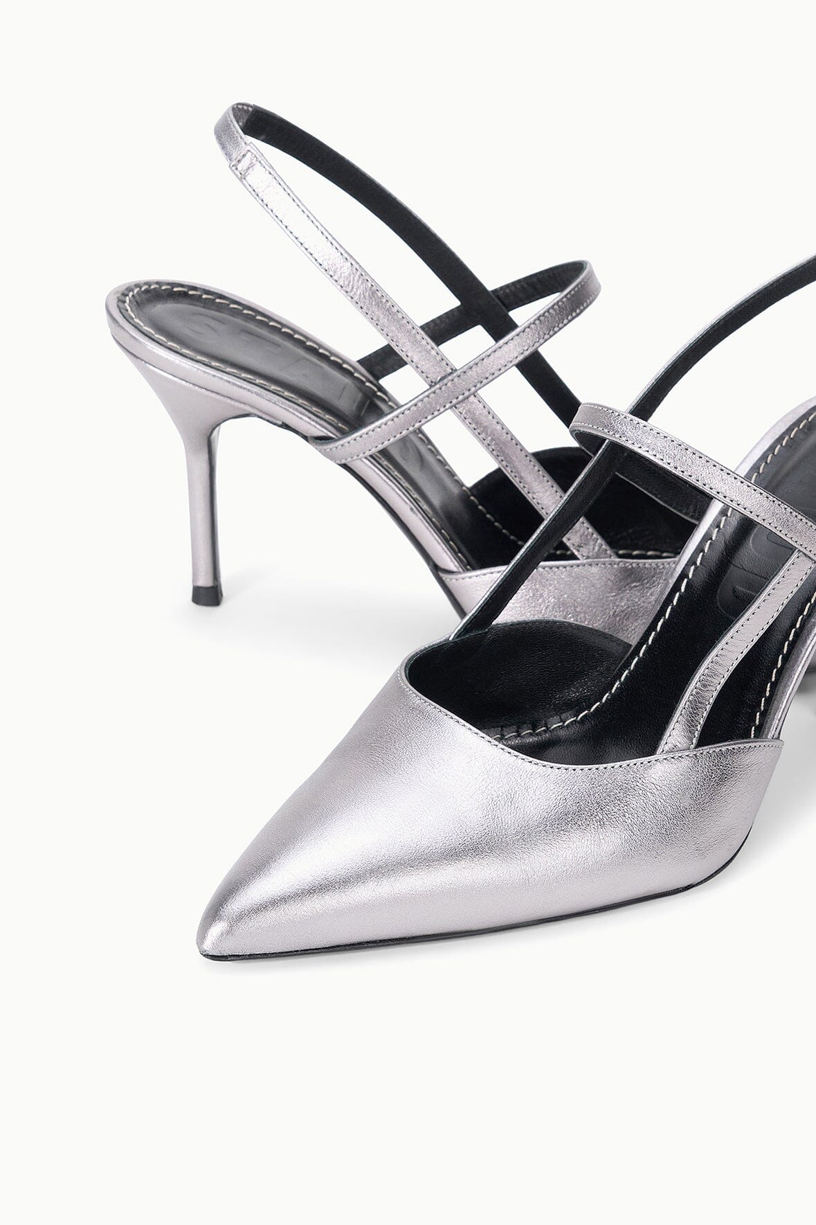 SEBASTIAN HIGH HEEL SLINGBACK | PEWTER - Image 5