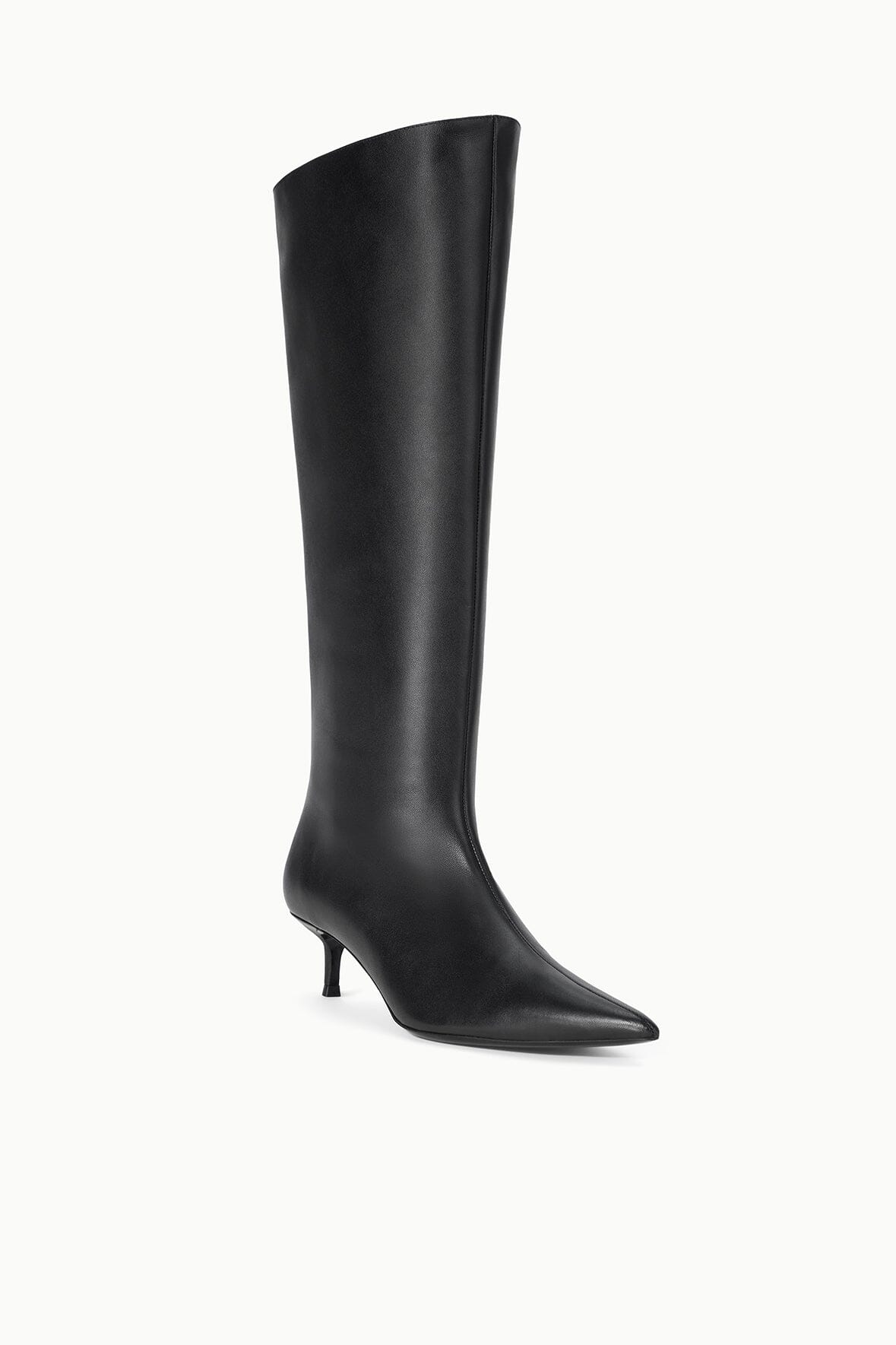 SEBASTIAN KITTEN HEEL BOOT | BLACK - Image 3